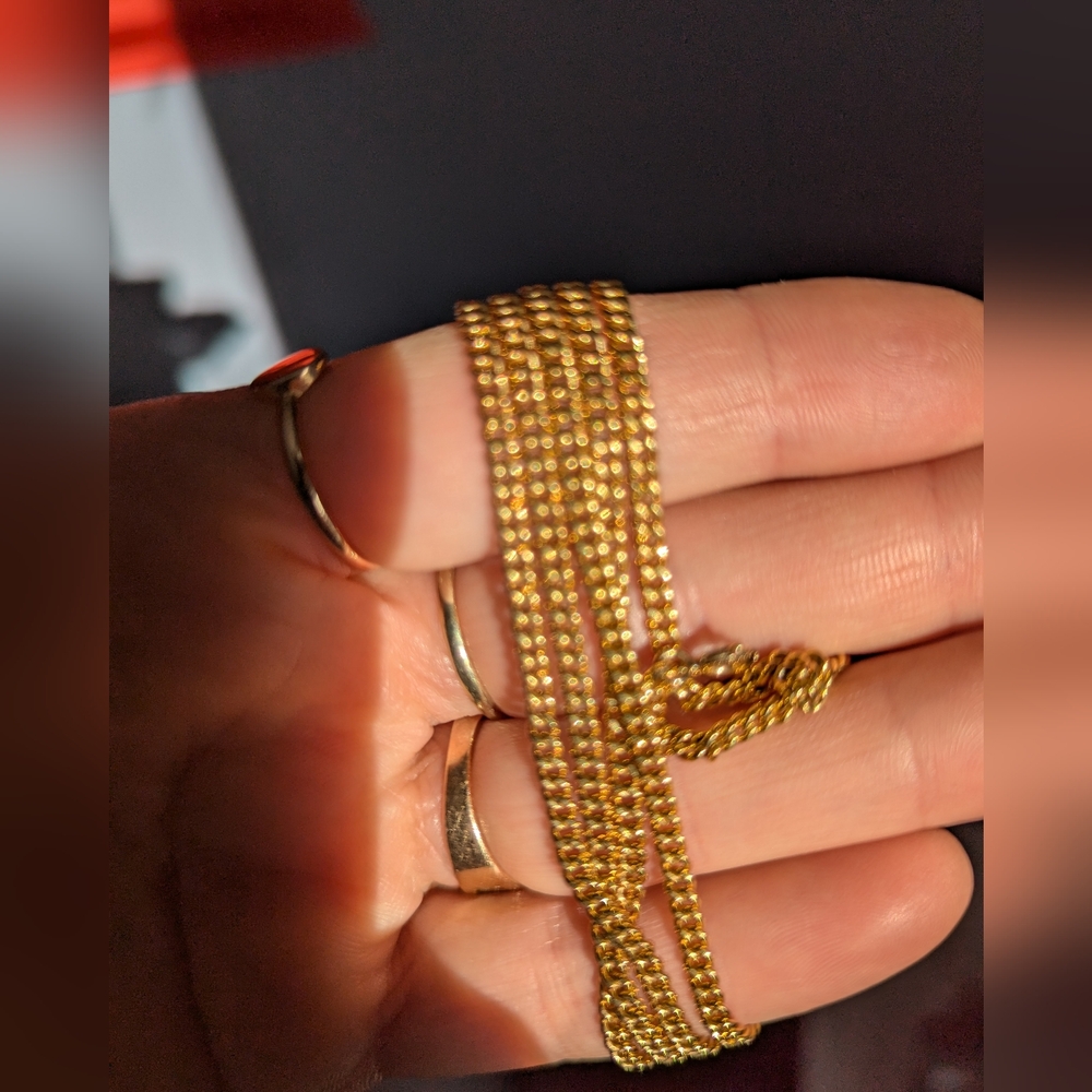 Gold filled chain